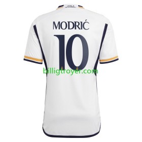 Billige Fotballdrakter Real Madrid Luka Modrić 10 Hjemmedraktsett 2023/24 Kortermet